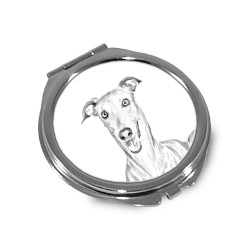 Italian Greyhound - Pocket mirror with the image of a dog.