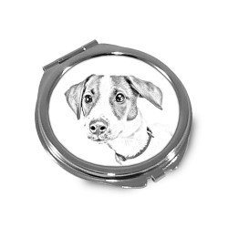 Jack Russell terrier - Pocket mirror with the image of a dog.