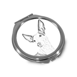 Podenco d'Ibiza - Miroir de poche avec l'image d'un chien.