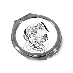 Catahoula Cur - Pocket mirror with the image of a dog.