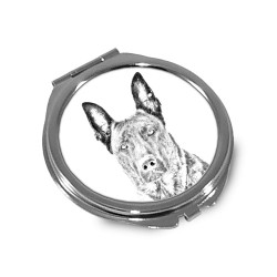 Dutch Shepherd Dog - Pocket mirror with the image of a dog.