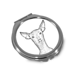Peruvian Hairless Dog - Pocket mirror with the image of a dog.