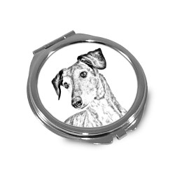 Sloughi - Pocket mirror with the image of a dog.
