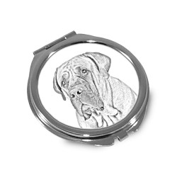 Boerboel - Miroir de poche avec l'image d'un chien.