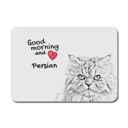 Persiano (razza felina), Tappetino per il mouse con l'immagine di un gatto.