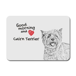 Cairn Terrier, Tapis de souris avec l'image d'un chien.