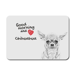 Chihuahua, Tapis de souris avec l'image d'un chien.