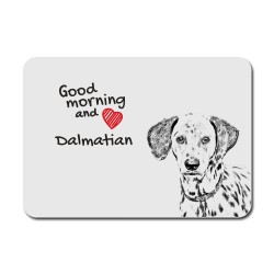 Dalmatiner,Mauspad mit einem Bild eines Hundes.