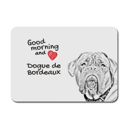 French Mastiff, A mouse pad with the image of a dog.