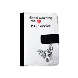 Rat Terrier - Carnet calendrier en éco-cuir avec l'image d'un petit chien.