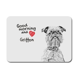 Grand Griffon Vendéen, A mouse pad with the image of a dog.