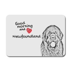 Newfoundland, A mouse pad with the image of a dog.