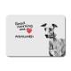 Azawakh, A mouse pad with the image of a dog.