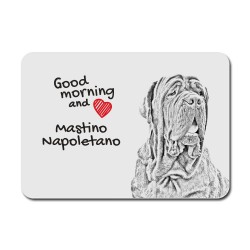 Neapolitan Mastiff, A mouse pad with the image of a dog.