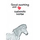 Paint Horse - Notizbuch aus Öko-Leder mit Kalender und dem Abbild von einem Pferd.