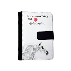 Falabella - Notebook with the calendar of eco-leather with an image of a horse.
