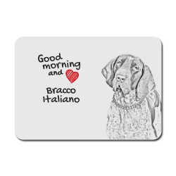 Bracco Italiano, A mouse pad with the image of a dog.
