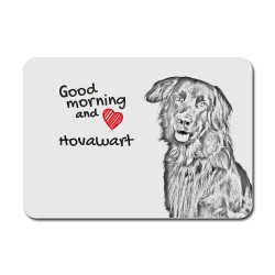 Hovawart, A mouse pad with the image of a dog.