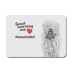 Komodor, A mouse pad with the image of a dog.