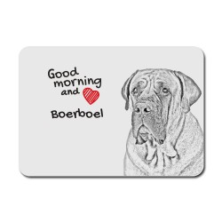 Boerboel, A mouse pad with the image of a dog.