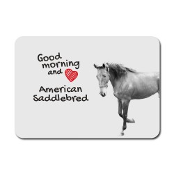 American Saddlebred, Tapis de souris avec l'image d'un cheval.
