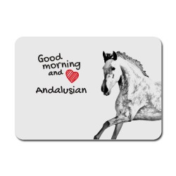 Andaluso, Tappetino per il mouse con l'immagine di un cavallo.