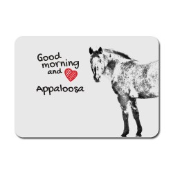 Appaloosa, Mauspad mit einem Bild eines Pferdes.