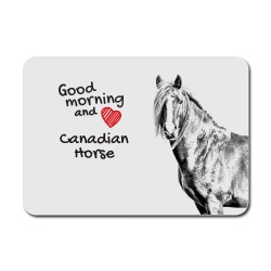 Canadian horse, La alfombrilla de ratón con la imagen de caballo.
