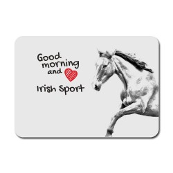Irish Sport Horse, Tapis de souris avec l'image d'un cheval.