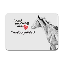 Thoroughbred, A mouse pad with the image of a horse.