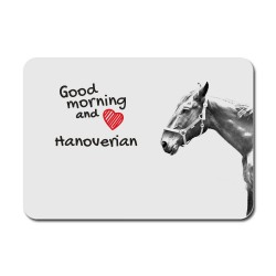 Hanoverian , A mouse pad with the image of a horse.