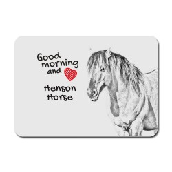 Henson, La alfombrilla de ratón con la imagen de caballo.