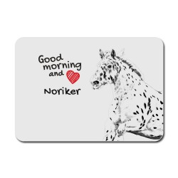 Noriker, La alfombrilla de ratón con la imagen de caballo.
