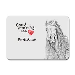 Pintabian, La alfombrilla de ratón con la imagen de caballo.