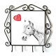 Haflinger- clothes hanger with an image of a horse. Collection. Horse with heart.