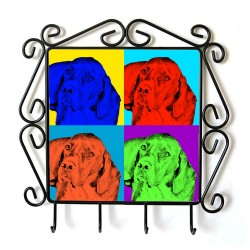 Pointer anglais - Cintre pour vetements avec une image du chien. Collection. Andy Warhol style