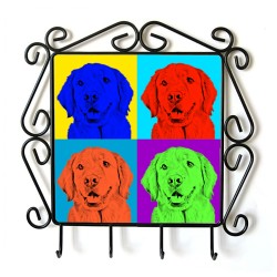 Golden retriever - Kleiderbügel mit Hundebild. Sammlung! Andy Warhol-Art