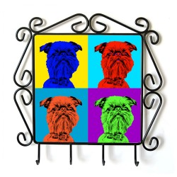 Grand Griffon Vendéen - Kleiderbügel mit Hundebild. Sammlung! Andy Warhol-Art