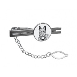 Scottish Terrier- Tie pin with an image of a dog.