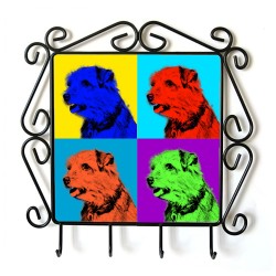 Norfolk Terrier- clothes hanger with an image of a dog. Collection. Andy Warhol style
