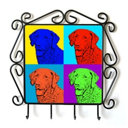 Chesapeake Bay retriever- clothes hanger with an image of a dog. Collection. Andy Warhol style