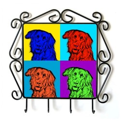 Hovawart- clothes hanger with an image of a dog. Collection. Andy Warhol style