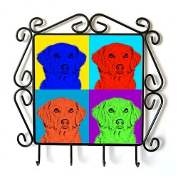 Nova Scotia duck tolling retriever- clothes hanger with an image of a dog. Collection. Andy Warhol style