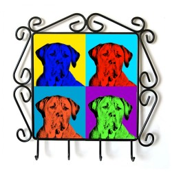 Tosa - clothes hanger with an image of a dog. Collection. Andy Warhol style
