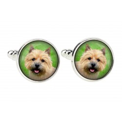 Norwich Terrier. Cufflinks for dog lovers. Photo jewellery. Men's jewellery. Handmade