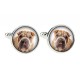 Shar Pei. Cufflinks for dog lovers. Photo jewellery. Men's jewellery. Handmade