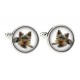 Yorkshire Terrier. Cufflinks for dog lovers. Photo jewellery. Men's jewellery. Handmade