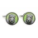 Irish Wolfhound. Cufflinks for dog lovers. Photo jewellery. Men's jewellery. Handmade