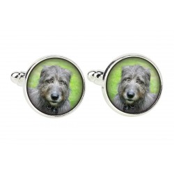 Irish Wolfhound. Cufflinks for dog lovers. Photo jewellery. Men's jewellery. Handmade