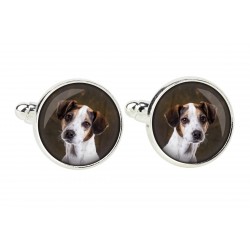 Jack Russell Terrier. Cufflinks for dog lovers. Photo jewellery. Men's jewellery. Handmade
